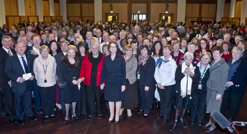Silver anniversary morning tea in the Great Hall